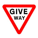 This image has an empty alt attribute; its file name is Give-way.jpg