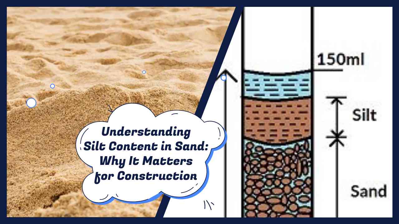 Silt Content in Sand