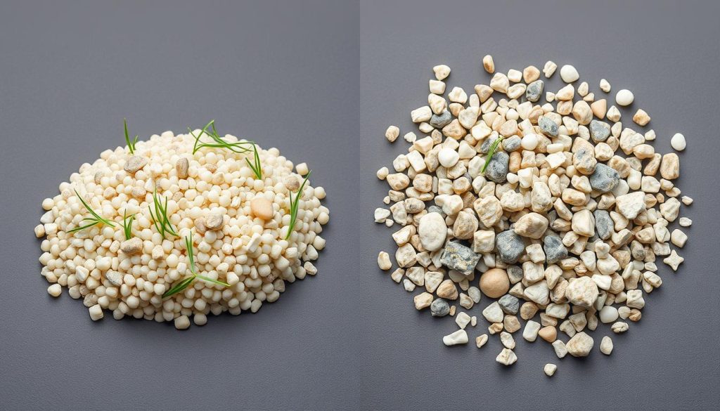 Bond and unbound granular difference