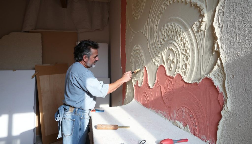 Wall Plaster design