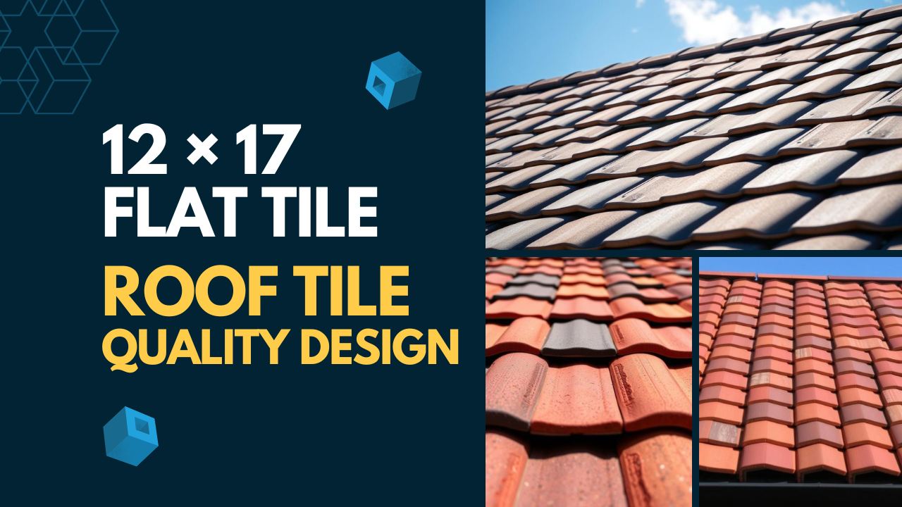 12 × 17 Flat Tile Roof Tile