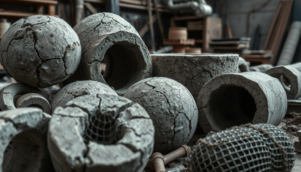 Faulted Ferro Cement Components