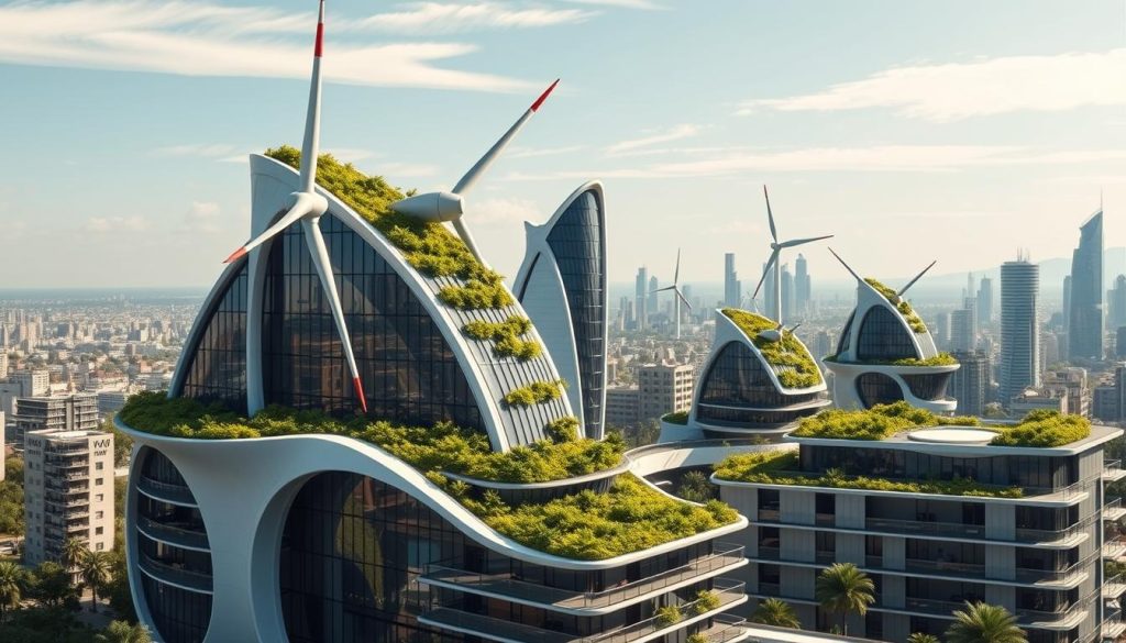 Wind-Integrated Building